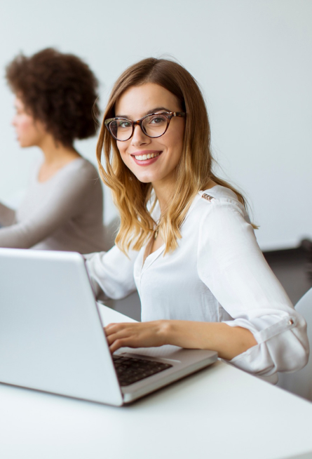 Photo of smiling woman